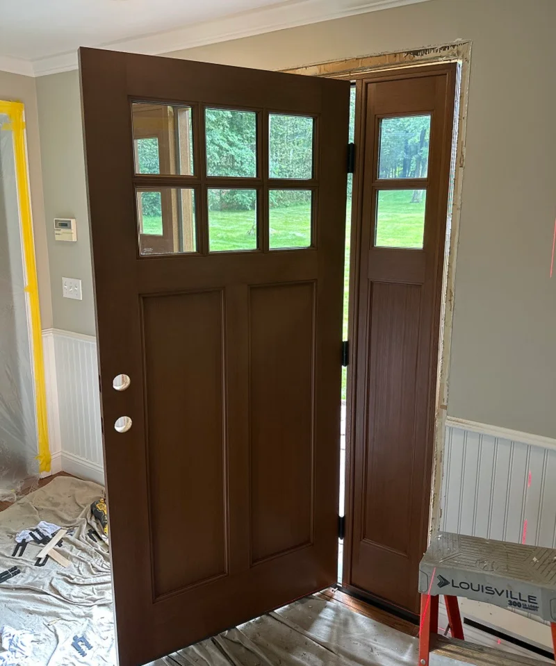 Beautiful Door waiting for it's hardware